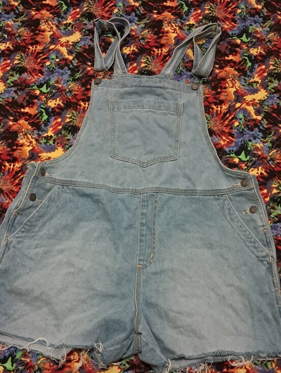 Universal Thread Denim - Universal Thread Denim Overall Shorts